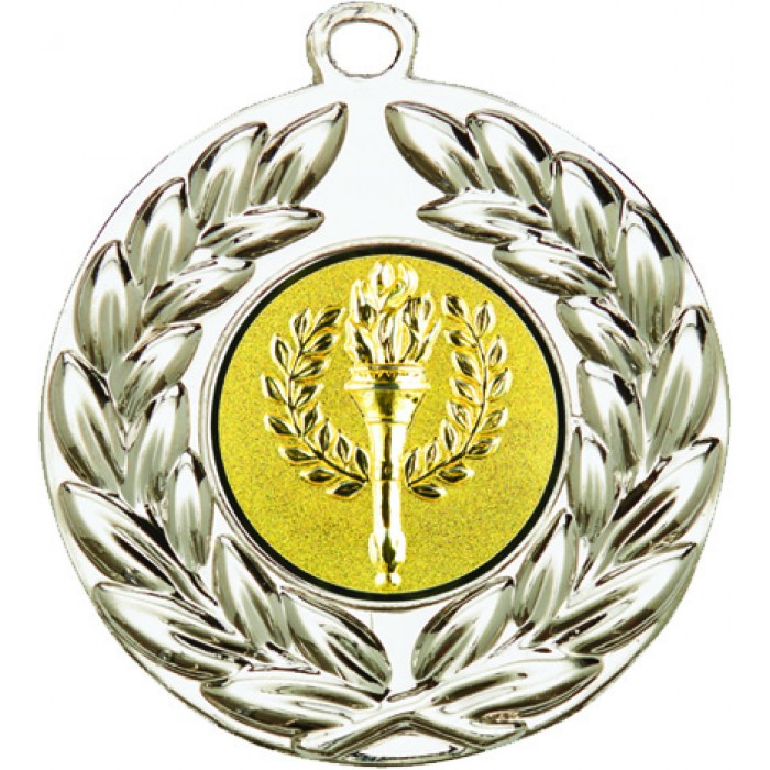 VICTORY MEDAL - CHOOSE YOUR OWN CENTRE - 50MM X 2MM- SILVER